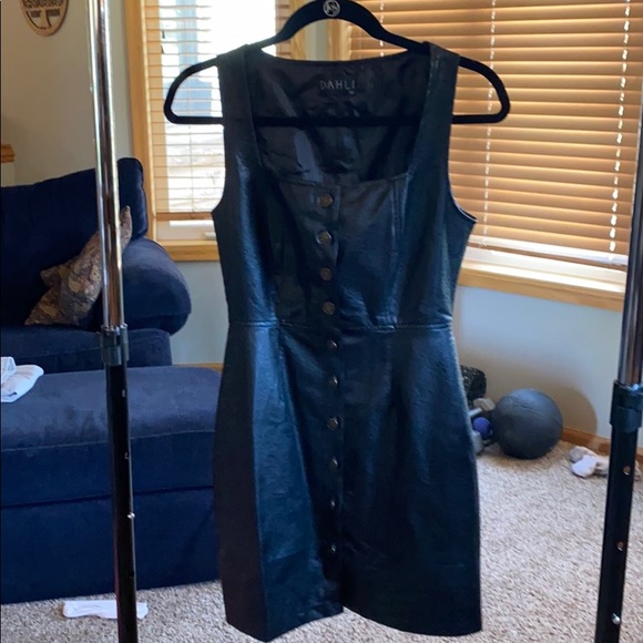 LIONESS LEATHER MINI DRESS - Picture 3 of 5